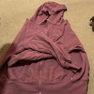 Blue notes purpleish zip up hoodie